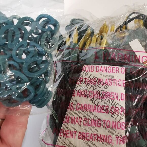 NEW Pearlized Gold Electric 110 Mini String Lights 40ft long - Picture 3 of 8